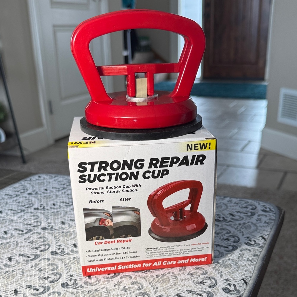 Strong Repair Suction Cup to remove dents - Red in color and new in box - Picture 4 of 7